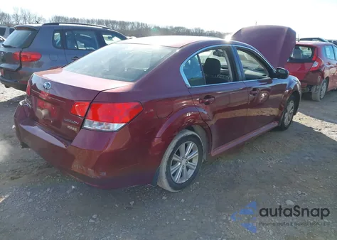 2012 Subaru Legacy 2.5I из США, поврежденный, VIN 4S3BMBA69C3003087